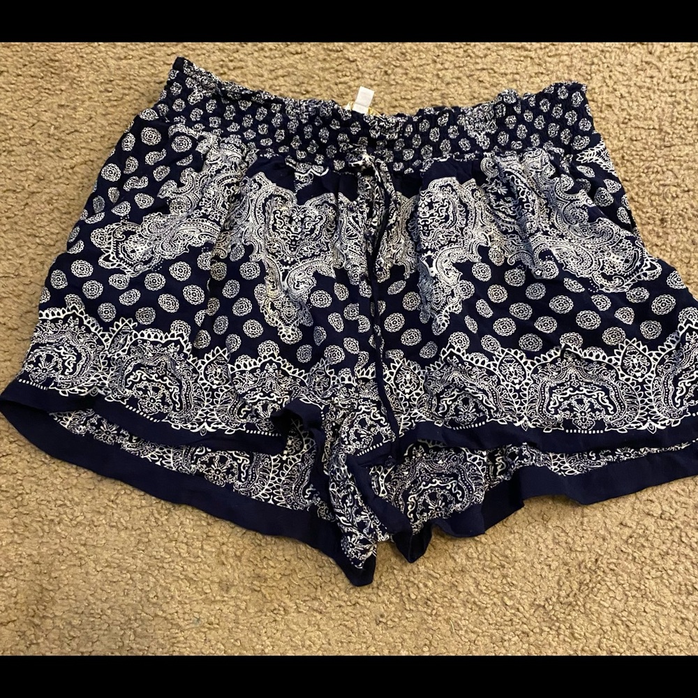 Navy light weight shorts